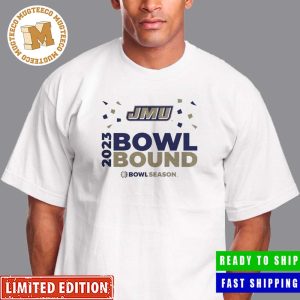 JMU Football 2023 Bowl Bound Bowl Season Essentials T-Shirt
