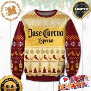 Jose Cuervo Especial Tequila Ugly Sweater For Holiday 2023 Xmas Gifts