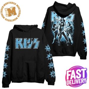 Kiss Band Demon Starchild Space Ace Catman Snowflake Christmas Holiday Collection Unisex Hoodie