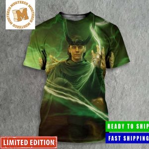 Loki Season 2 Finale God Of Time Textless Poster All Over Print Shirt
