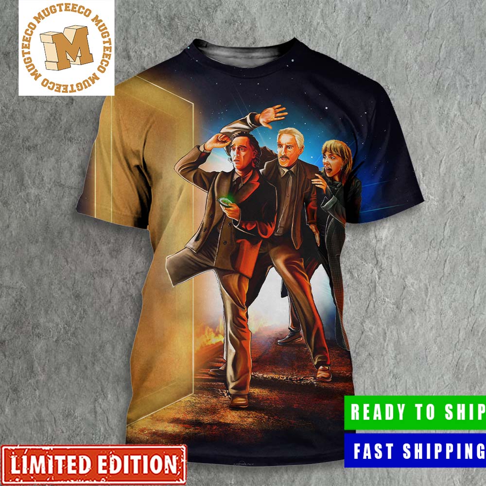 Loki Season 2 The Finale Back To The Future Style Poster All Over Print Shirt