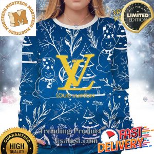 Louis Vuitton Christmas Premium Ugly Sweater Style 01 For Holiday 2023 Xmas Gifts