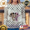 Louis Vuitton Disney Version Pink Ugly Sweater For Holiday 2023 Xmas Gifts