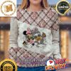 Louis Vuitton Premium Minnie Mouse Pink Ugly Sweater For Holiday 2023 Xmas Gifts