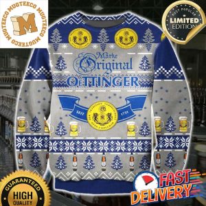 Marke Original Oettinger Weissbier Ugly Christmas Sweater For Holiday 2023 Xmas Gifts