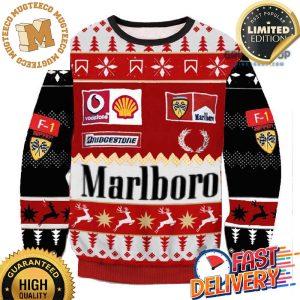 Marlboro Formula 1 Racing Ugly Christmas Sweater