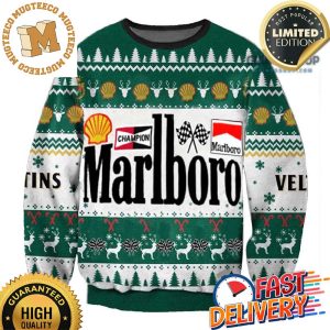 Marlboro Racing Ugly Christmas Sweater