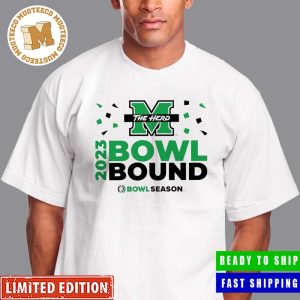Marshall Thundering Herd 2023 Bowl Bound Bowl Season Classic T-Shirt