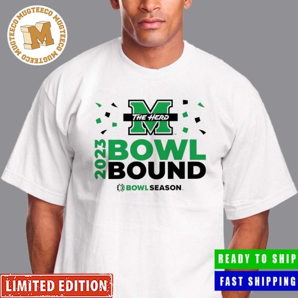 Marshall Thundering Herd 2023 Bowl Bound Bowl Season Classic T-Shirt