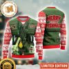 Funny Barbenheimer 2023 Holiday Gift Oppenheimer x Barbie Movie Ugly Christmas Sweater For Men And Women