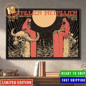 Metallica M72 St Louis MO The Dome At America’s Center Full Show Combine Home Decor Poster Canvas