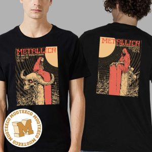 Metallica M72 St Louis MO The Dome At America’s Center Full Show Poster Combine Two Sides Print Unisex T-Shirt