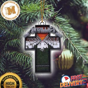 Metallica Master Of Puppets The Cross Shape Xmas Gift Holiday Christmas Ornament