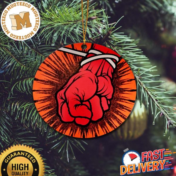 Metallica St Anger Album Cover 2023 Xmas Holiday Gift Ceramic Christmas Decorations Ornament