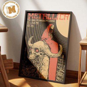 Metallica Tonight In St Louis The Dome At America Center M72 World Tour Nov 3rd Home Decor Poster Canvas