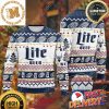 Miller Lite Ugly Christmas Sweater For Holiday 2023 Xmas Gifts