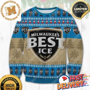 Milwaukee’s Best Ice Ver 2 Ugly Christmas Sweater For Holiday 2023 Xmas Gifts