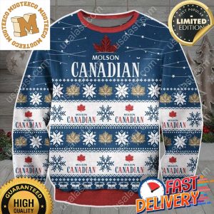 Molson Canadian Ugly Christmas Sweater For Holiday 2023 Xmas Gifts