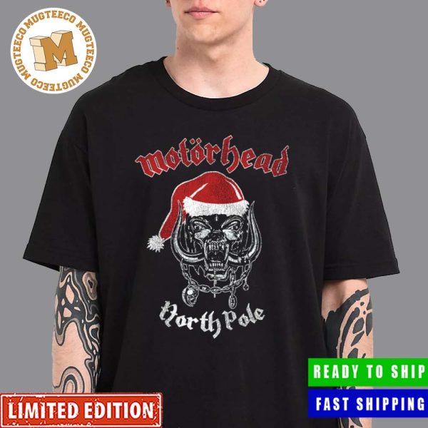 Motorhead North Pole Santa Hat Christmas Unisex T-Shirt