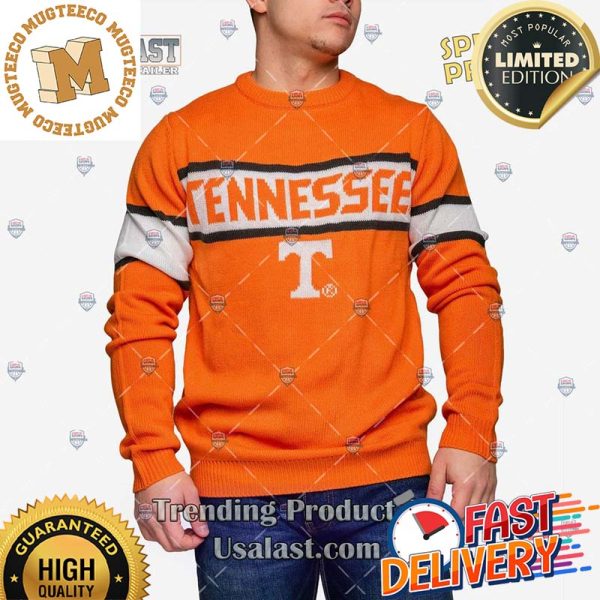 NCAA Tennessee Volunteers Vintage Pullover Ugly Sweater For Holiday 2023 Xmas Gifts