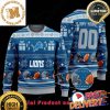 NFL Detroit Lions Woolen Custom Name Ugly Christmas Sweater For Holiday 2023 Xmas Gifts