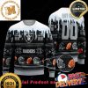 NFL Kansas City Chiefs Woolen Pattern Snow Custom Name Ugly Christmas Sweater For Holiday 2023 Xmas Gifts