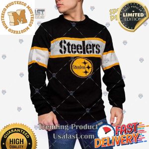 NFL Pittsburgh Steelers Vintage Pullover Ugly Sweater For Holiday 2023 Xmas Gifts