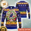NHL New York Rangers Cute 12 Grinch Faces Xmas Day Men And Women Ugly Christmas Sweater