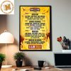 Rock Imperium Festival From 19 To 22 June 2024 Lined Up Home Decor Poster Canvas