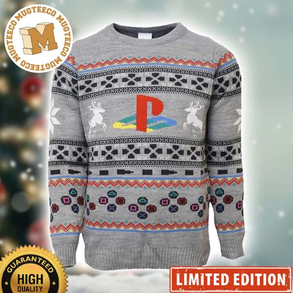 Official PlayStation Licensed Original PS Console Ugly Christmas Sweater