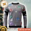 Official Playstation Symbols Blue Ugly Christmas Sweater