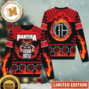 Pantera Fucking Hostile Holiday 2023 Xmas Gifts Ugly Christmas Sweater