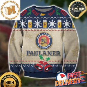 Paulaner Munchen Beer 3D Ugly Sweater For Holiday 2023 Xmas Gifts