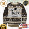 Peet’s Coffee Grinch Snowflake Ugly Christmas Sweater For Holiday 2023 Xmas Gifts