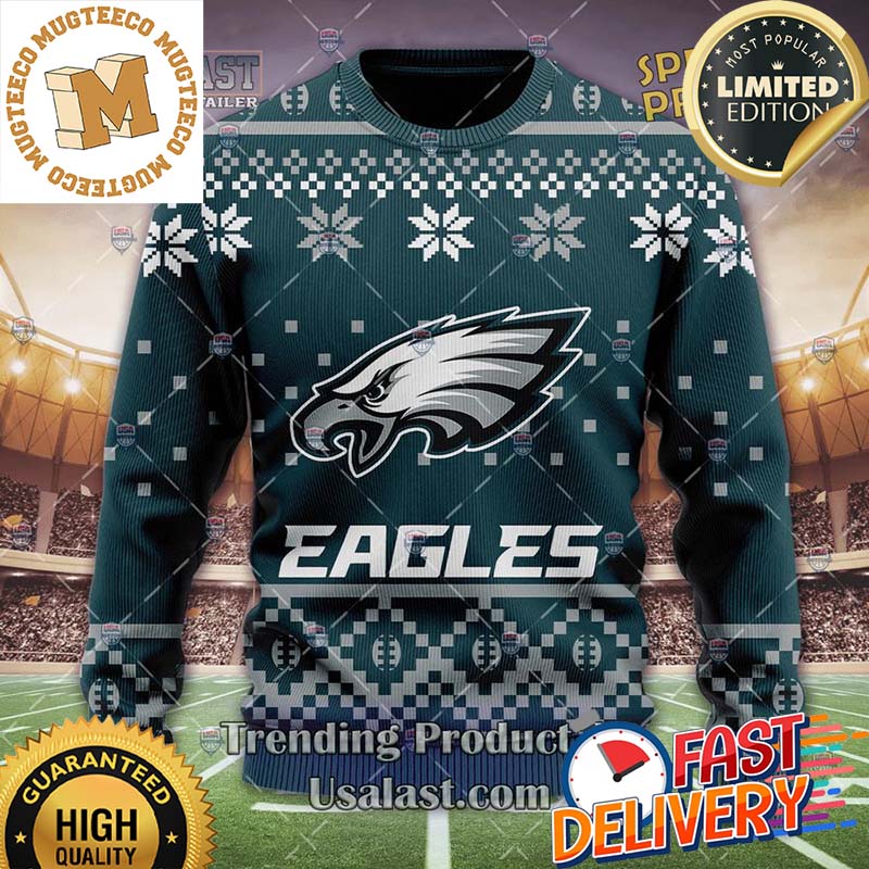 Philadelphia Eagles NFL 3D Ugly Xmas Sweater For Holiday 2023 Xmas Gifts