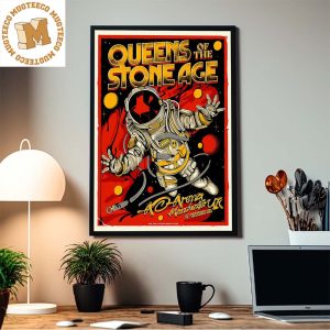 Queens Of The Stone Age Manchester UK At AO Arena Tonight 14th November 2023 Poster Canvas For Home Decorations