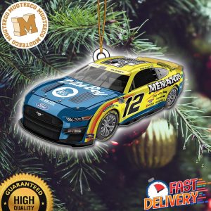 Ryan Blaney Action Racing 2023 NASCAR Cup Series Champion #12 Menards Dutch Boy Christmas Tree Decorations Ornament