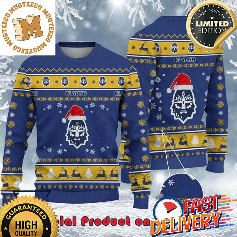 Rytiri Kladno Tipsport Extraliga Santa Hat Ugly Christmas Sweater For Holiday 2023 Xmas Gifts