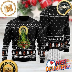 Sailor Jerry Grinch Snowflake Ugly Christmas Sweater For Holiday 2023 Xmas Gifts
