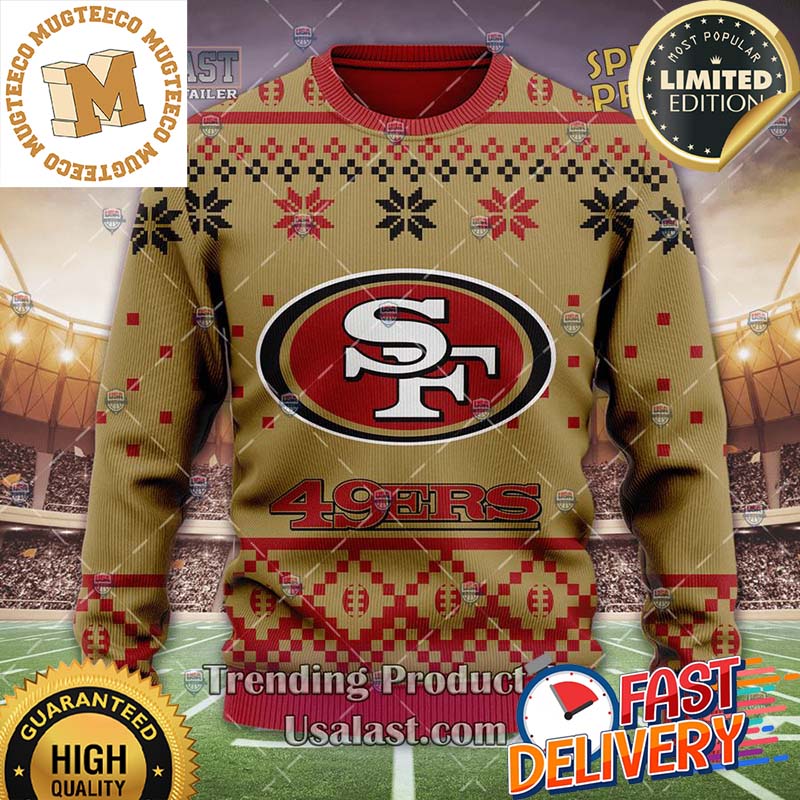 San Francisco 49ers NFL 3D Ugly Xmas Sweater For Holiday 2023 Xmas Gifts