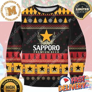 Sapporo Ugly Christmas Sweater For Holiday 2023 Xmas Gifts