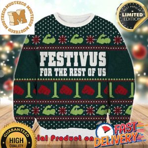 Seinfeld Festivus For The Rest Of Us Ugly Christmas Sweater For Holiday 2023 Xmas Gifts