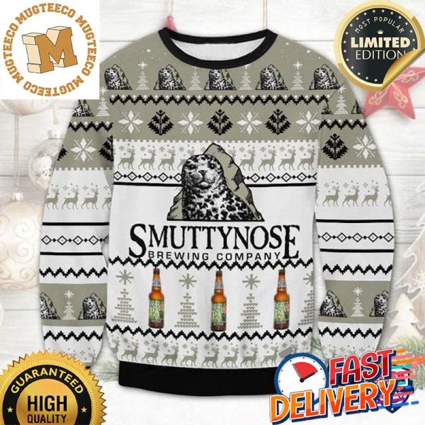 Smuttynose Brewing Company Ugly Christmas Sweater For Holiday 2023 Xmas Gifts