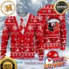 Stade de Reims Ligue 1 Cardigan Ugly Christmas Sweater For Holiday 2023 Xmas Gifts