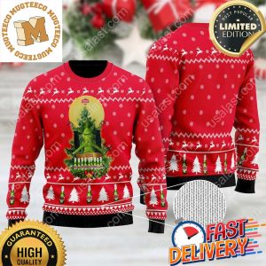 Stella Artois Grinch Snowflake Ugly Christmas Sweater For Holiday 2023 Xmas Gifts