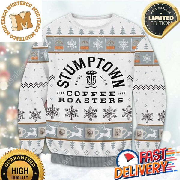 Stumptown Coffee Roasters Ugly Christmas Sweater For Holiday 2023 Xmas Gifts