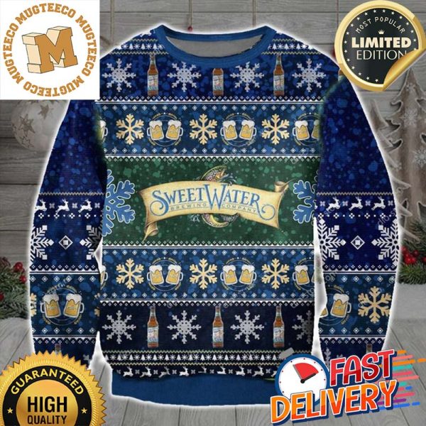 Sweet Water Beer Ugly Christmas Sweater For Holiday 2023 Xmas Gifts