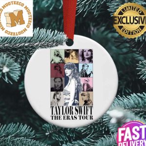 Taylor Swift Faces The Eras Tour Christmas Tree Decorations Ornament
