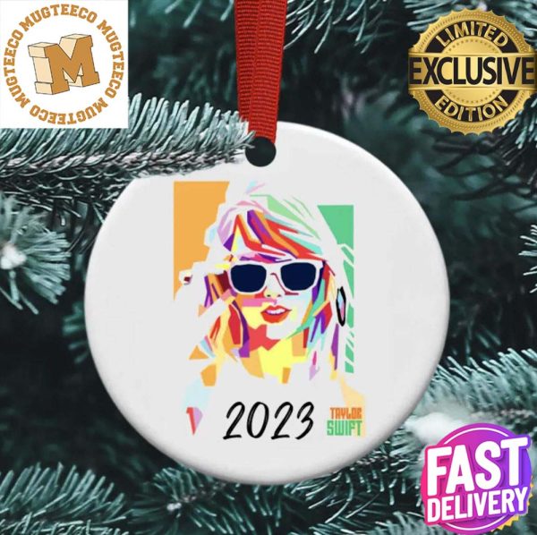 Taylor Swift Personalized With Tour Date Or Personal Message Custom Name 2023 Holiday Christmas Decorations Ornament