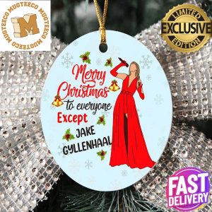 Taylor Swift Red Album All Too Well Merry Christmas Decorations Ornament